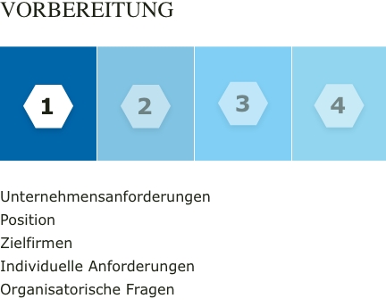 Vesterling Grafik Executive Search Schritt 1