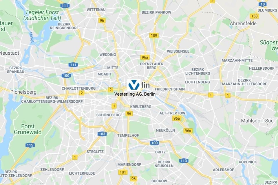 Vesterling Standortkarte Berlin