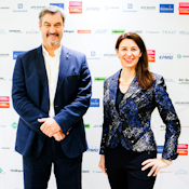 Ministerpräsident Dr. Markus Söder mit Dr. Eva Vesterling